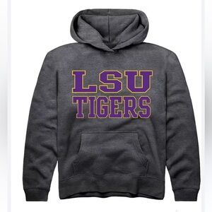 LSU Louisiana State University Tigers The Victory Graphic Hoodie Gray NWT-Small